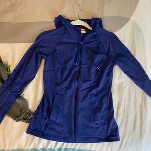 Lucy brand navy blue workout jacket